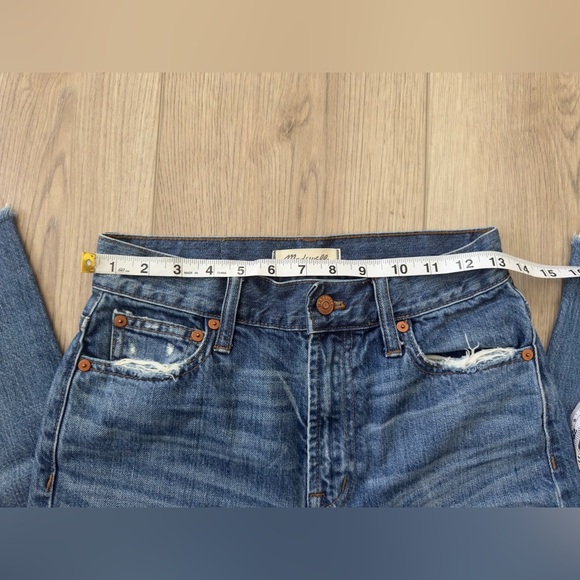 MADEWELL Blue Distressed Jeans 👖 🤎 - Picture 4 of 14